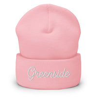 Greenside Cursive Cuffed Beanie