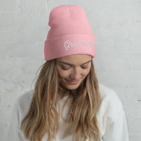 Greenside Cursive Cuffed Beanie