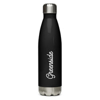 Cursive Stainless Steel Water Bottle